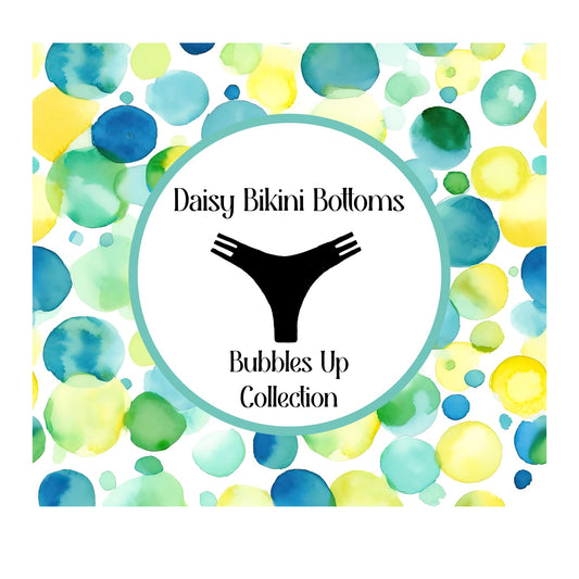 Daisy Bikini Bottom - Bubbles Up Collection